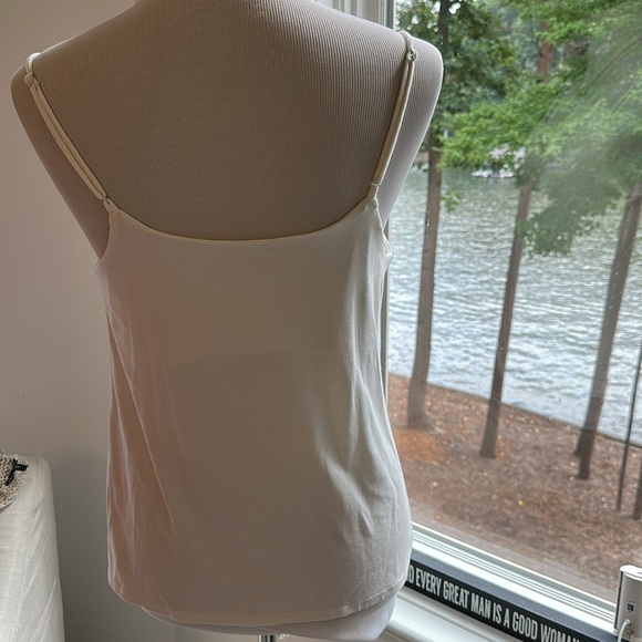 Banana Republic Ivory Camisole w/adjustable straps, Medium, EUC - Picture 5 of 8